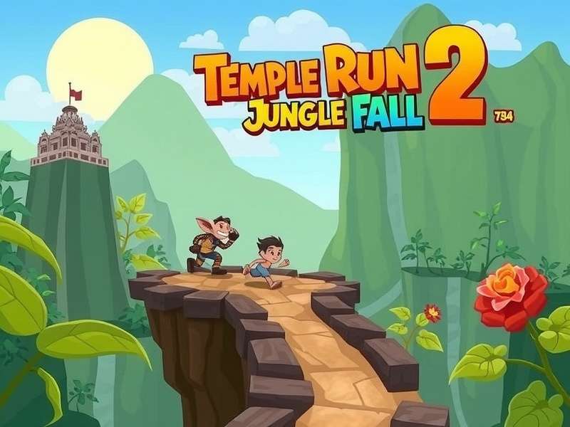 Temple Run 2 Jungle Fall गेमप्ले स्क्रीनशॉट
