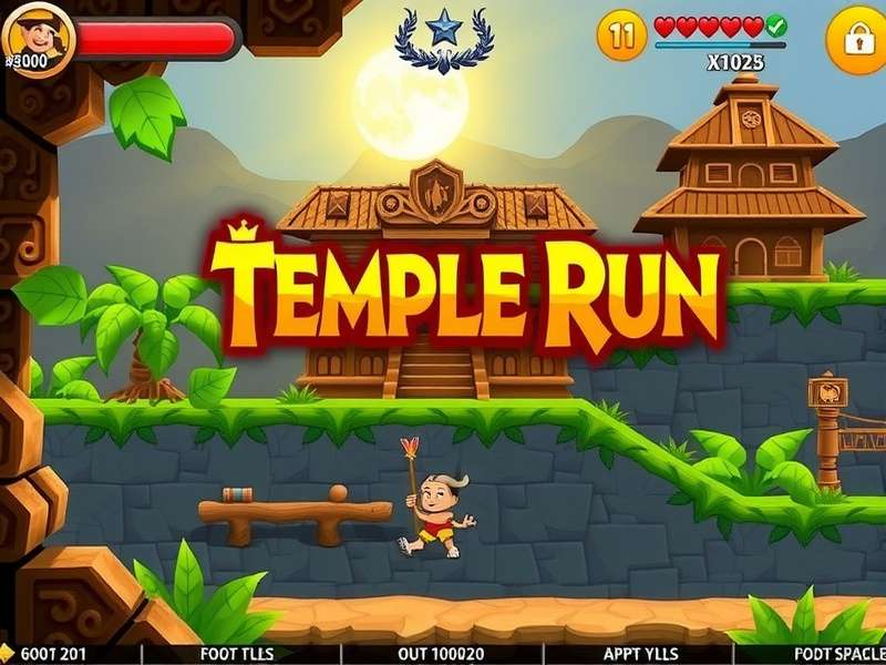 Temple Run Gameplay Screenshot