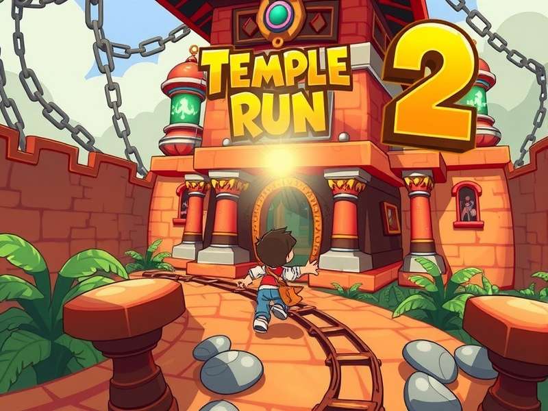 Temple Run 2 Poki गेमप्ले स्क्रीनशॉट
