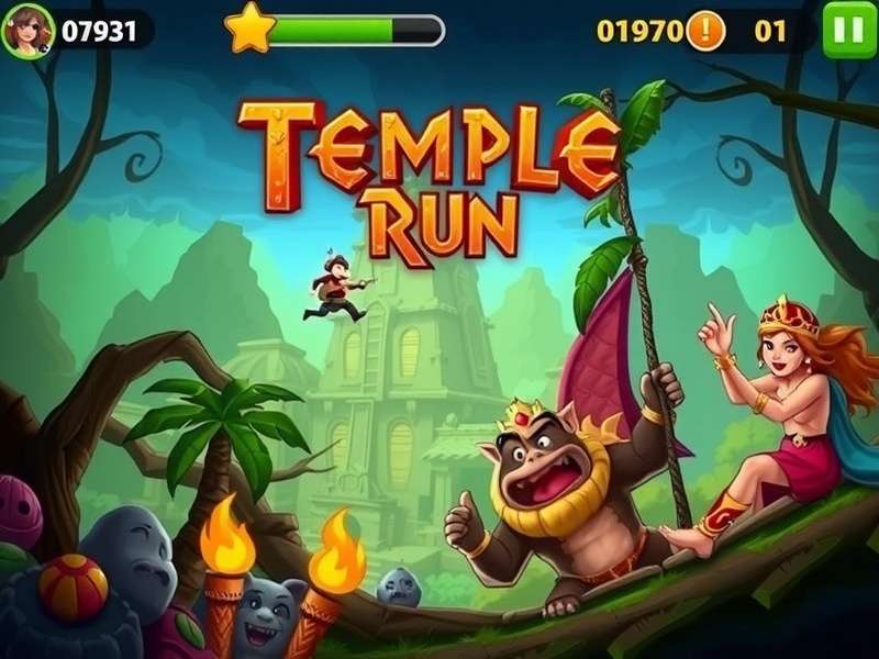 Temple Run Game Play Screenshot