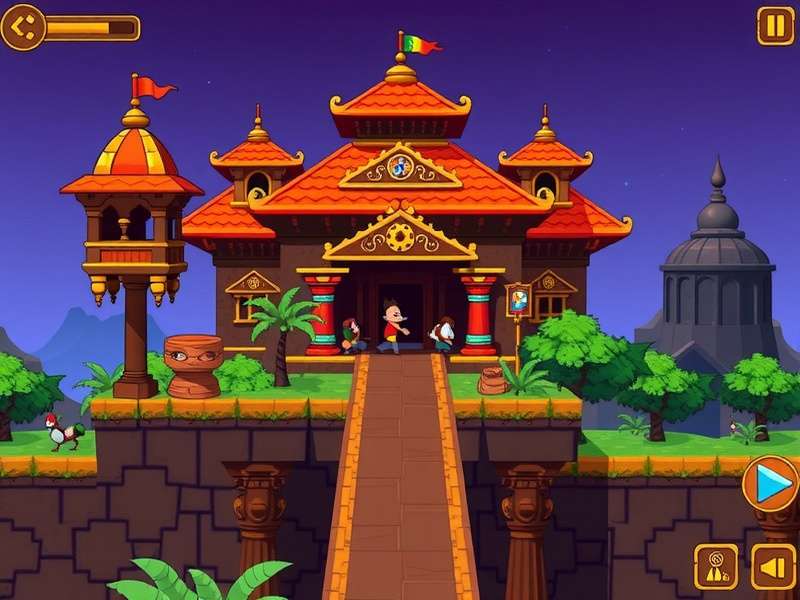 Temple Run PC Online gameplay screenshot