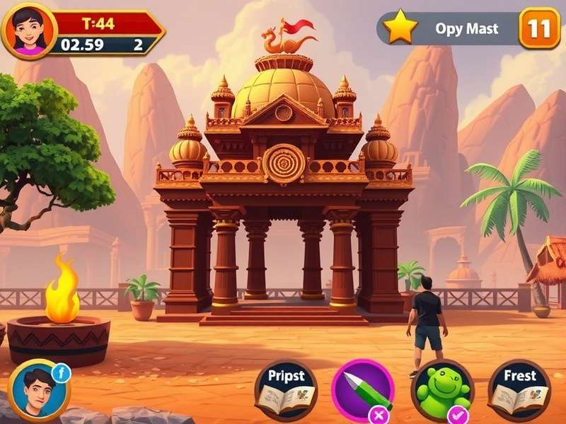 Temple Run Gameplay Poki स्क्रीनशॉट