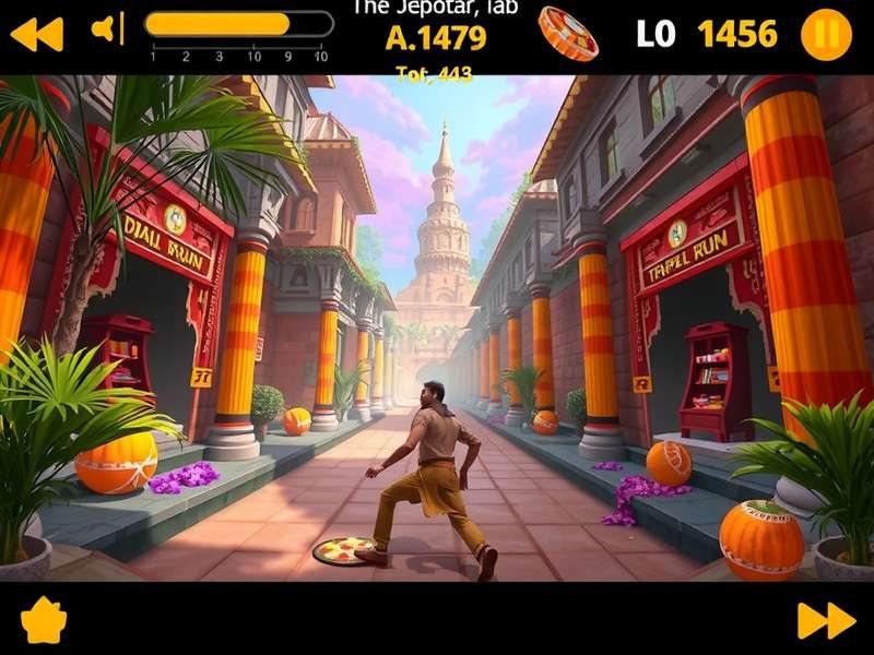 Temple Run 1 गेमप्ले स्क्रीनशॉट