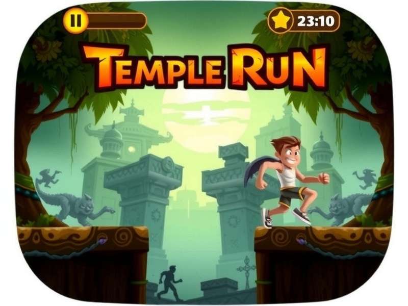 Temple Run 1 Gameplay Screenshot