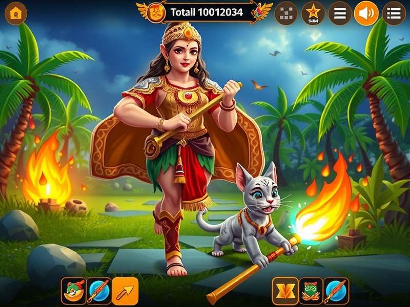 Temple Run Online Poki गेमप्ले स्क्रीनशॉट