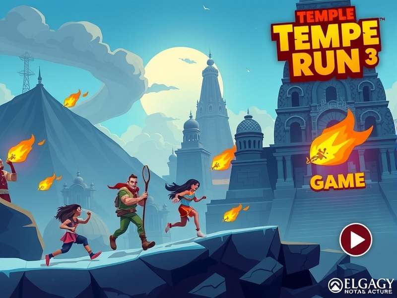 Temple Run Three Game स्क्रीनशॉट
