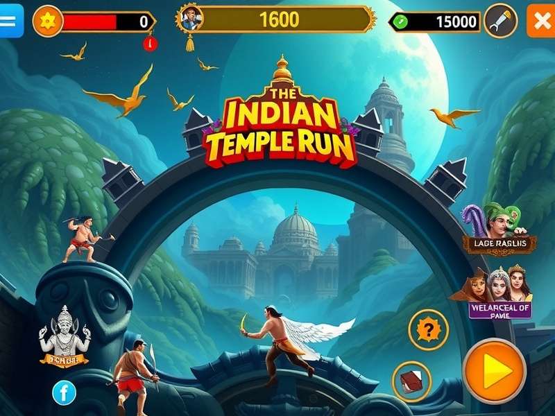 Online Temple Run Gameplay Screenshot