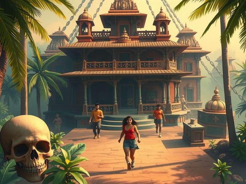 Temple Run 3 Poki gameplay screenshot