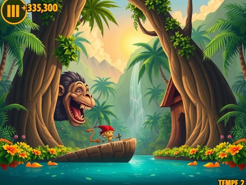 Temple Run 2 Lost Jungle gameplay screenshot