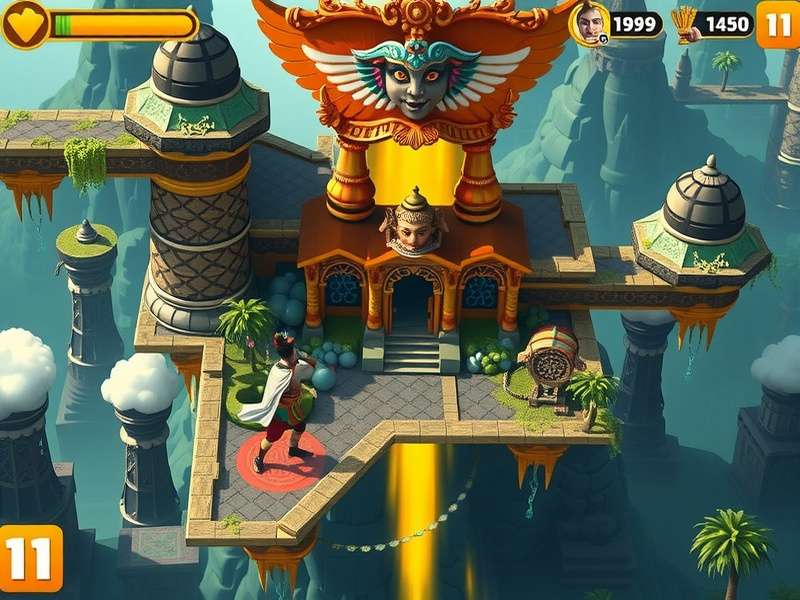 Temple Run 3 iOS 18 Gameplay Screenshot