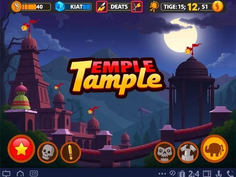 Temple Run Offline Game Screenshot