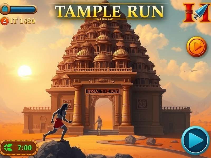Temple Run Game Play Screenshot