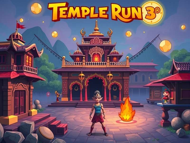 Temple Run Gameplay Screenshot