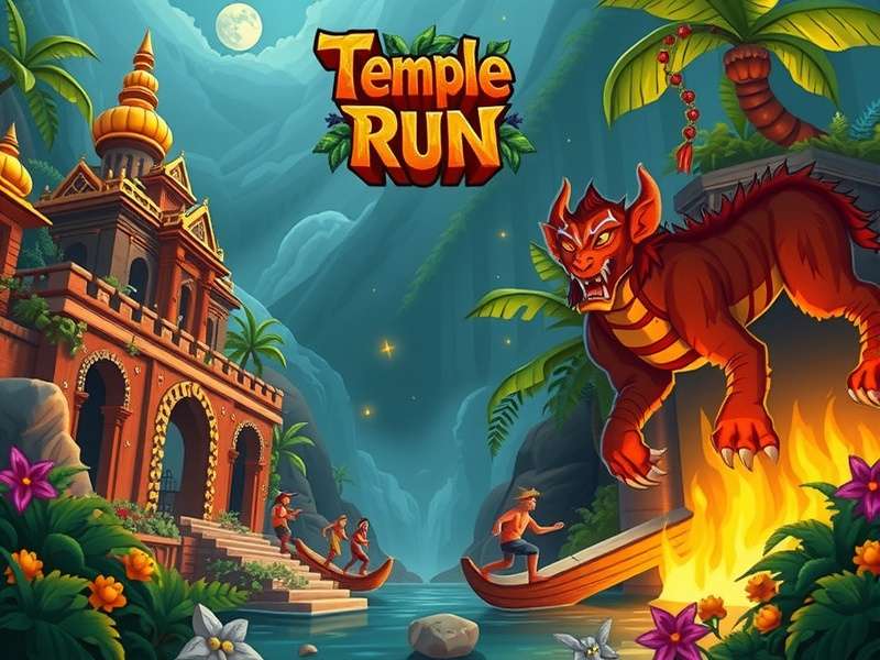 Temple Run Jungle Fall गेमप्ले