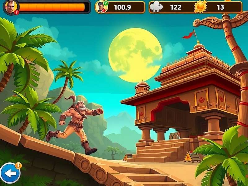 Temple Run 1 गेमप्ले स्क्रीनशॉट
