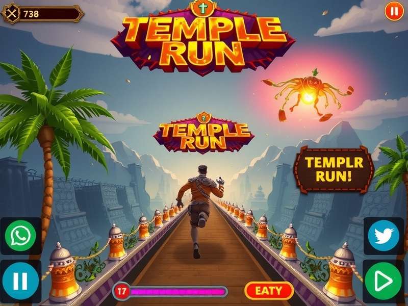 Temple Run PC Gameplay Screenshot