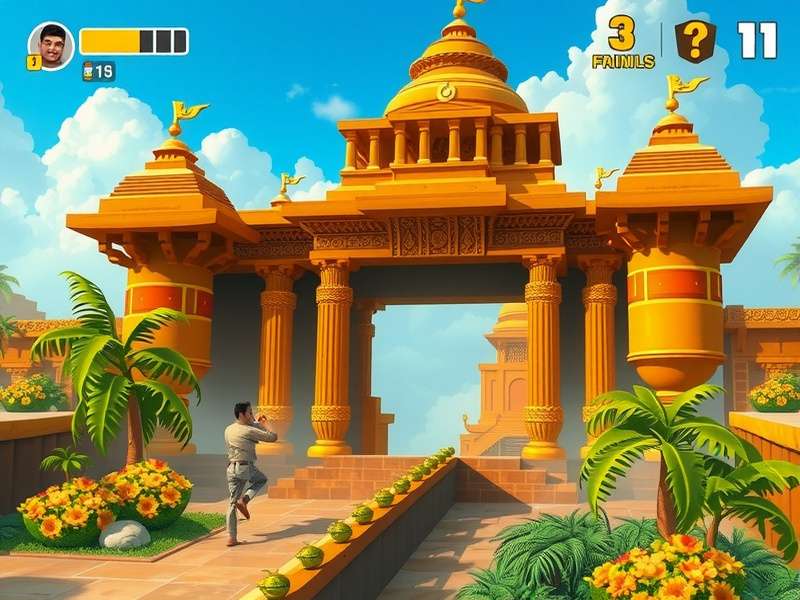 Temple Run Unblocked Games - मंदिर दौड़ गेमप्ले