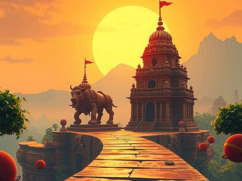 Temple Run Gameplay Vertical Horizon