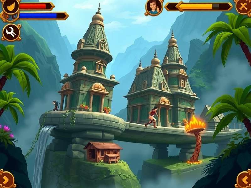 Temple Run 2 Lost Jungle gameplay screenshot