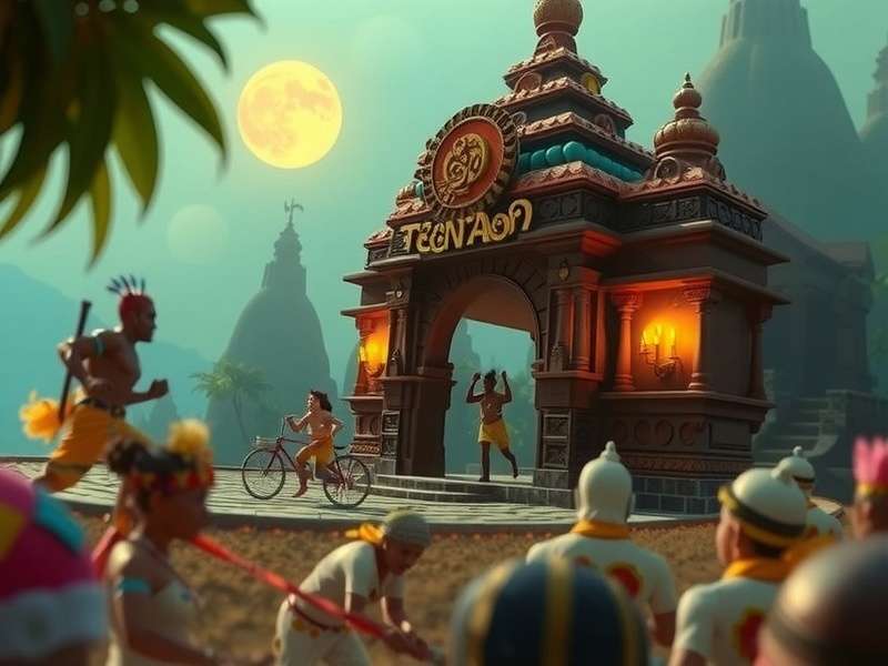 Temple Run 2 player statistics with Tamatoa Toy
