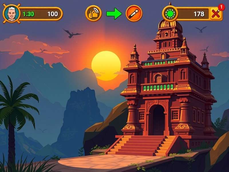 Temple Run 2 लोकेशन मेन्यू