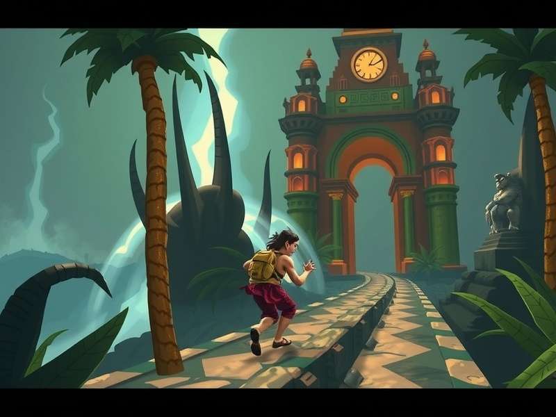 Temple Run 2 Lost Jungle Monster gameplay