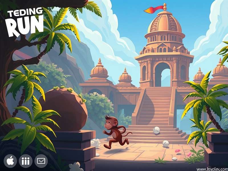 Temple Run Monkey PNG Animated Gameplay