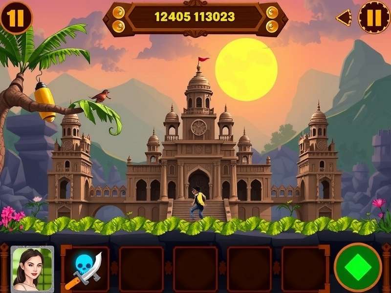 Temple Run 1 Gameplay Screenshot