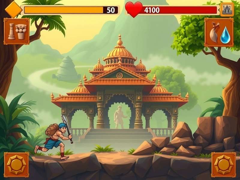 Brave Temple Run Game Screenshot