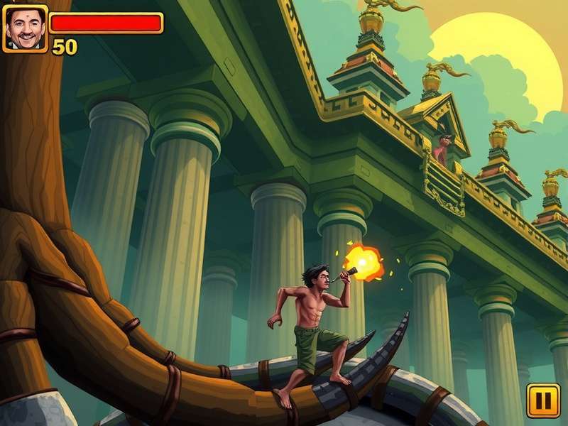 Temple Run 2 Guy Dangerous fail moment
