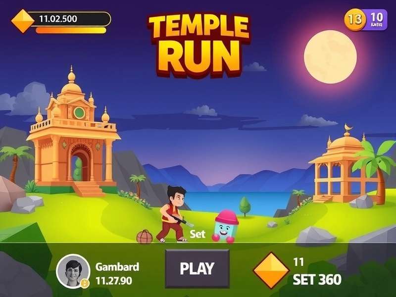 Temple Run Gameplay on Poki