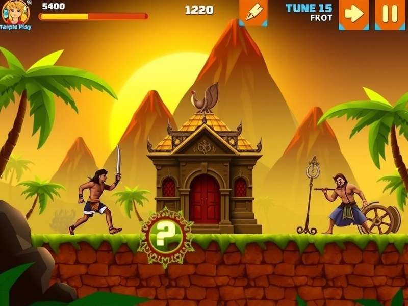 Temple Run Gameplay on Windows 7 PC