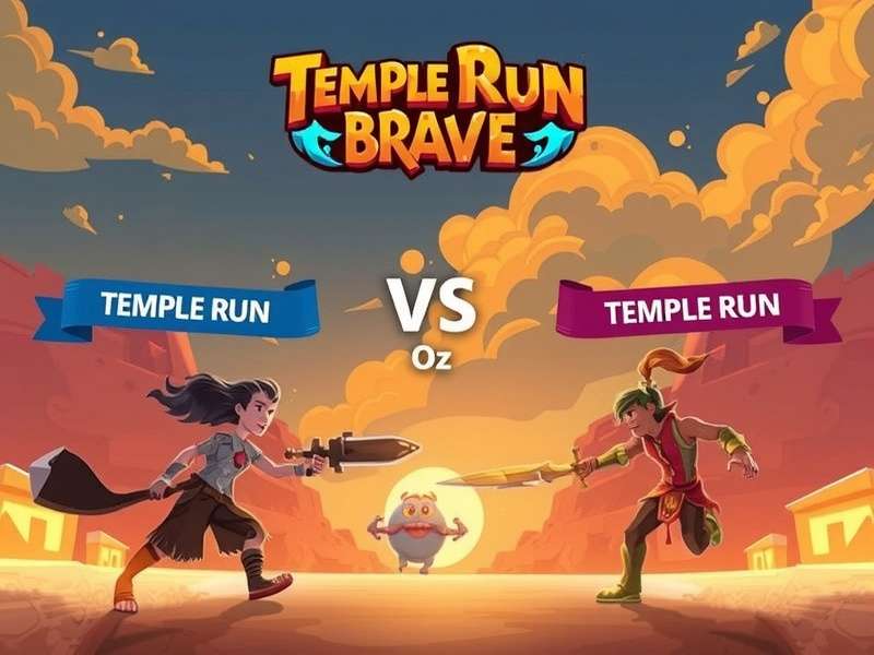 Temple Run Brave और Temple Run Oz की साइड बाय साइड तुलना