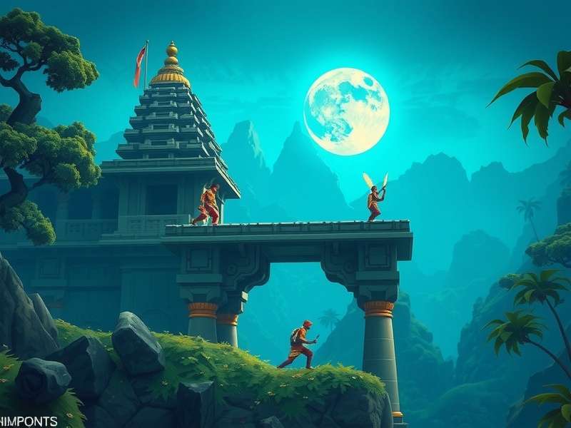 टेम्पल रन गेम वीडियो बैकग्राउंड