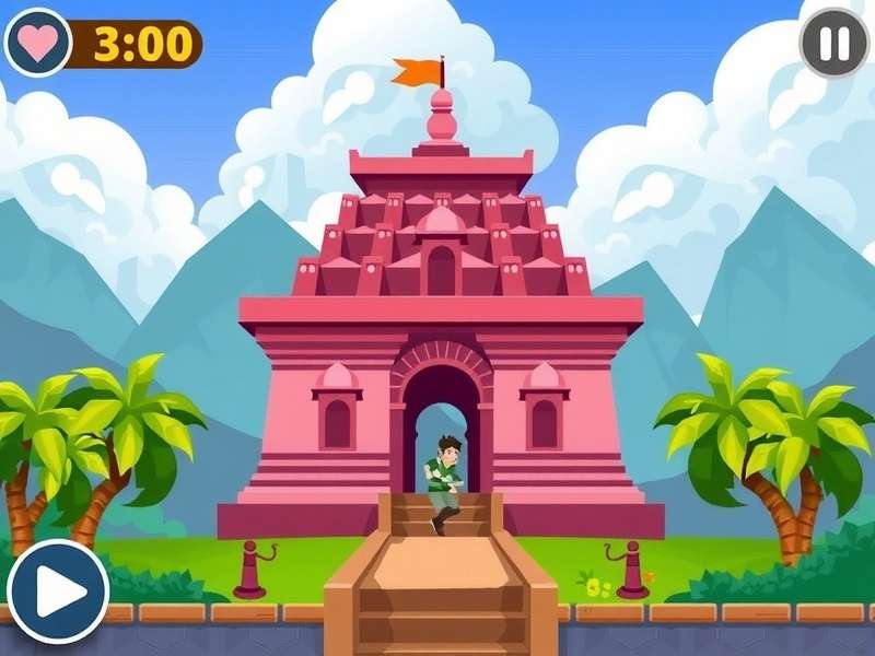 Temple Run 1 Poki Games gameplay screenshot
