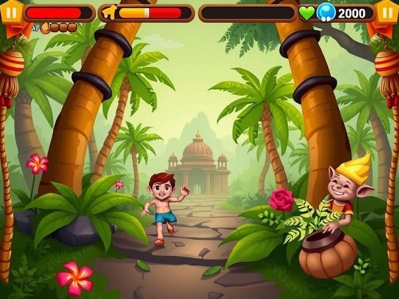 Temple Run 2 Jungle Game Screenshot