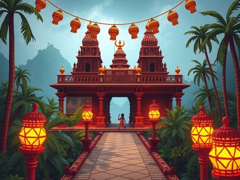 Temple Run Gameplay Vertical Line