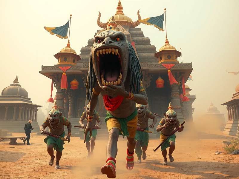 Temple Run Monster Costume preview