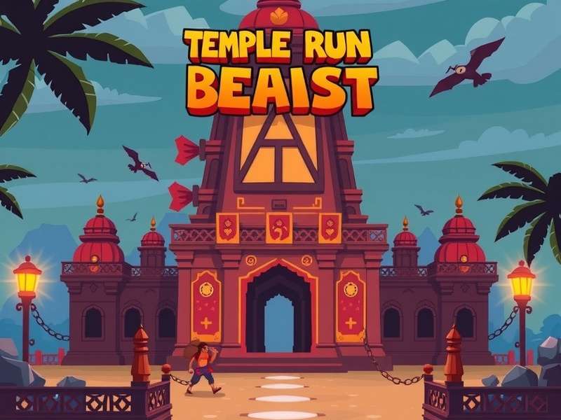 Temple Run Gameplay with Beasts