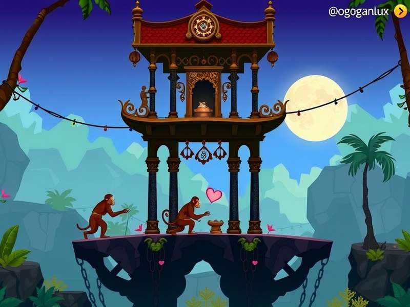 Temple Run 2 Monkeys in Love gameplay screenshot