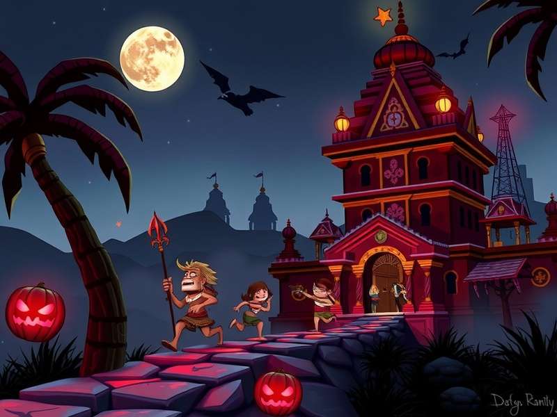 Temple Run 2 Spooky Characters