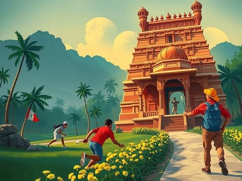 Temple Run No Commentary on Golf Gameplay