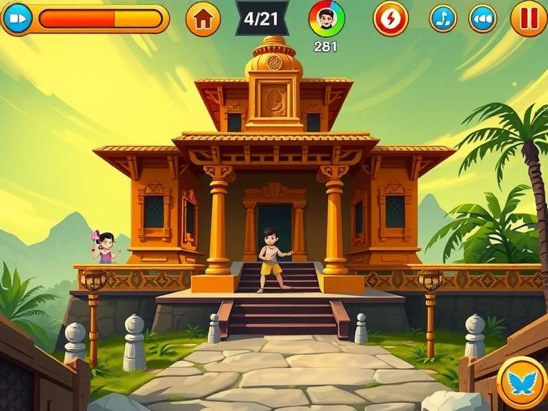 Temple Run गेमप्ले स्क्रीनशॉट