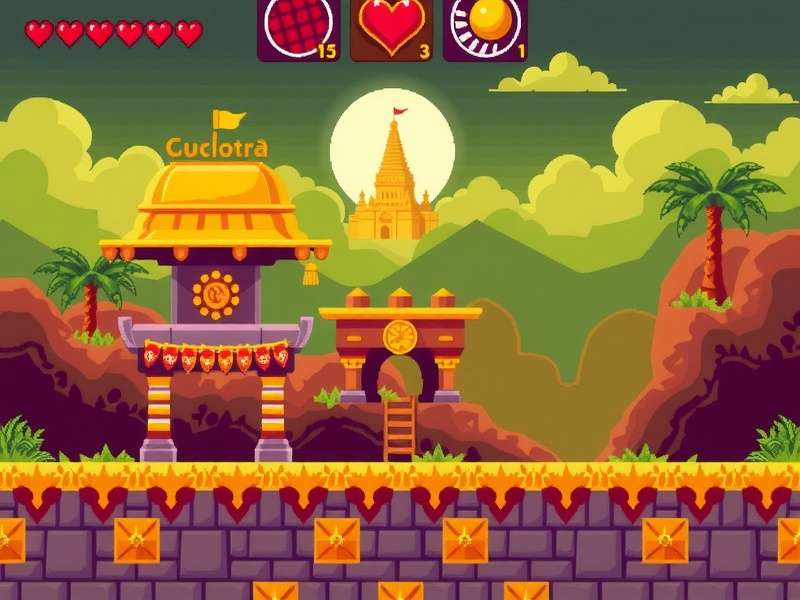 Temple Run Gameboy gameplay screenshot