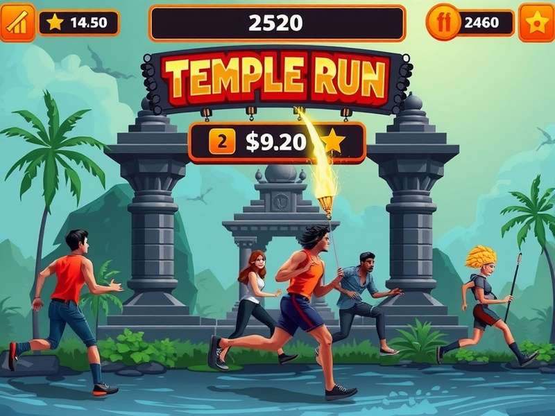 Temple Run Game Mix गेमप्ले स्क्रीनशॉट