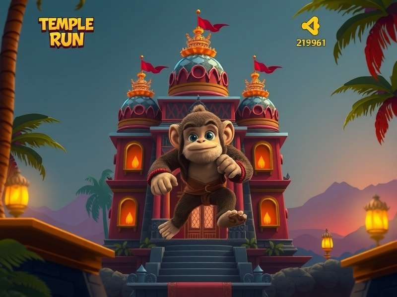 Temple Run Monkey Plush Toy