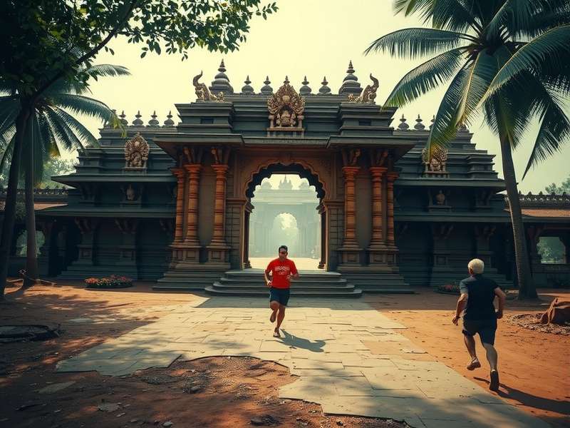 Temple Run in Real Life Reversed gameplay experience