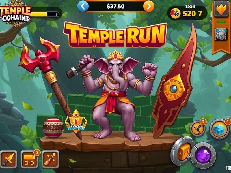 Temple Run Game Screenshot