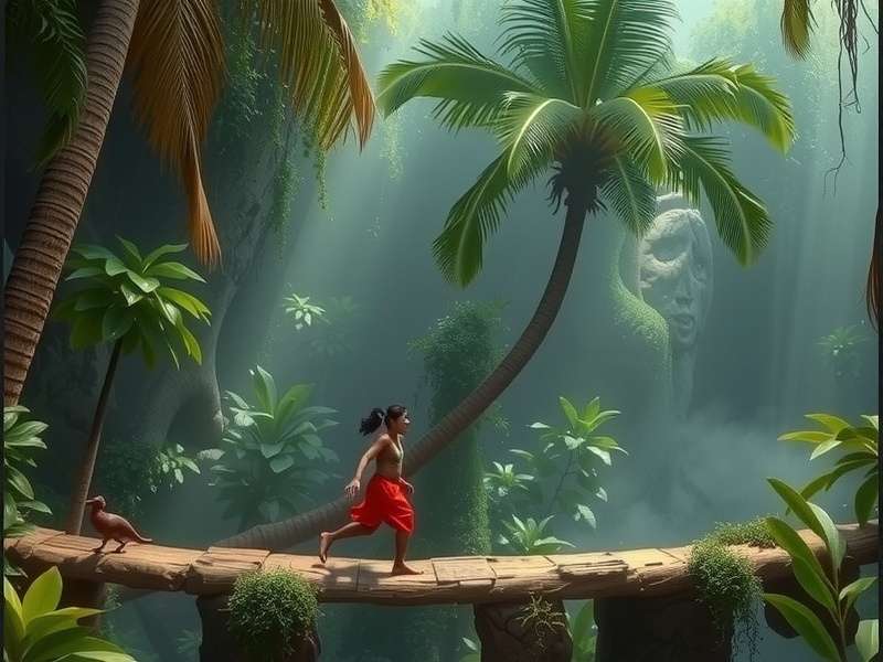 Temple Run 2 Lost Jungle gameplay screenshot