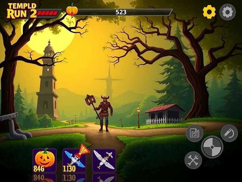 Temple Run 2 Haunted Harvest Mod APK गेमप्ले